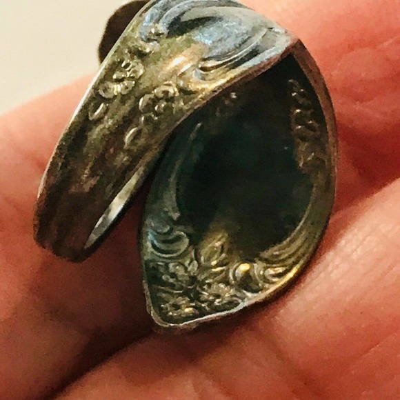 Rogers Oneida Flatware Ring Handmade Stainless Steel Size 5.5 - Picture 8 of 8